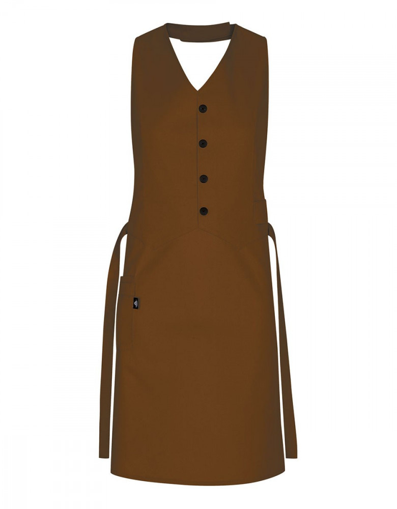 Damen Service Schürzen Braun