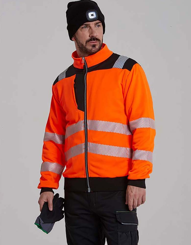 Warnschutz Sweatjacke