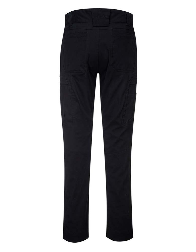 Schwarze Arbeits Cargohose Herren mit 8 Taschen und ergonomischem Schnitt – ideal für Handwerk und Industrie