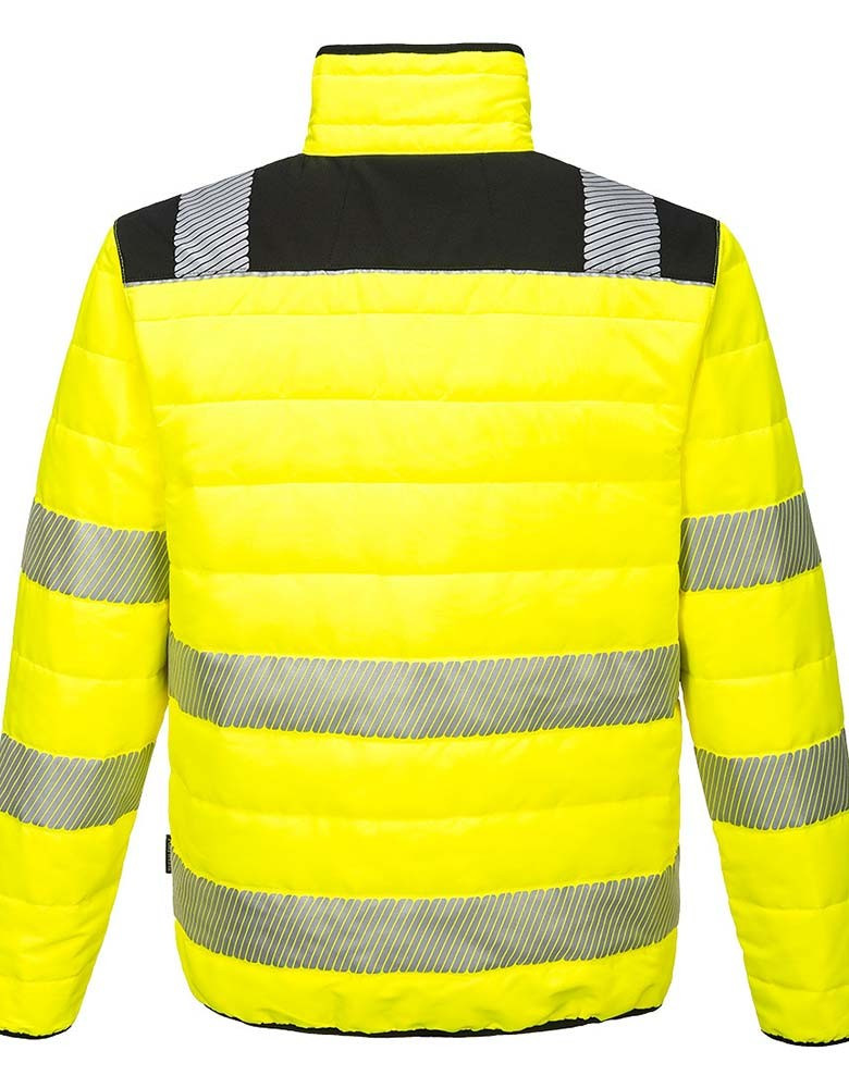 PW3 warning protection quilted jacket