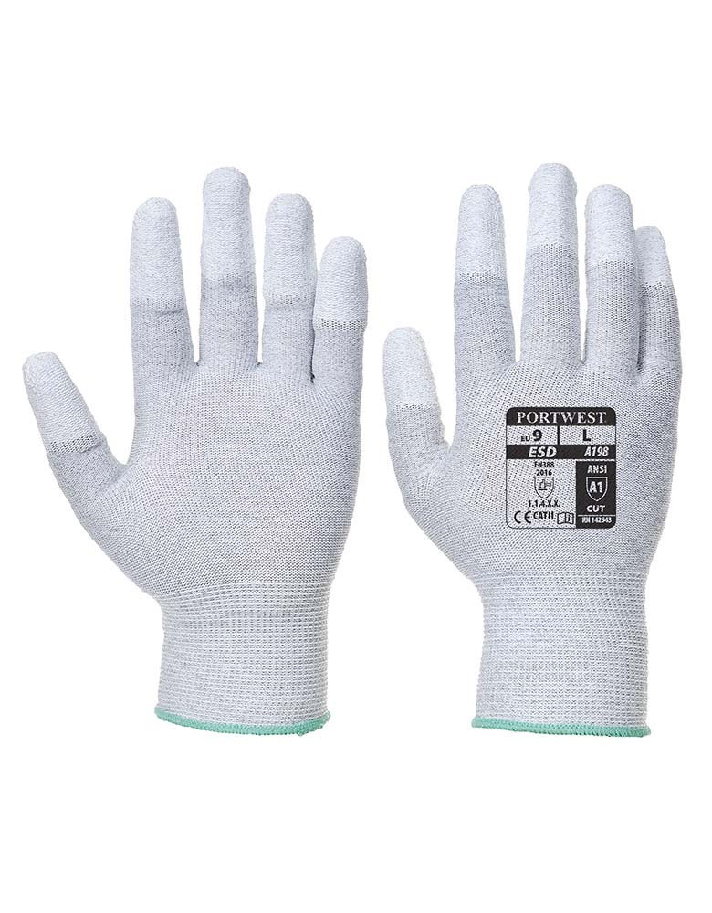 Glove Antistatic with PU fingertips