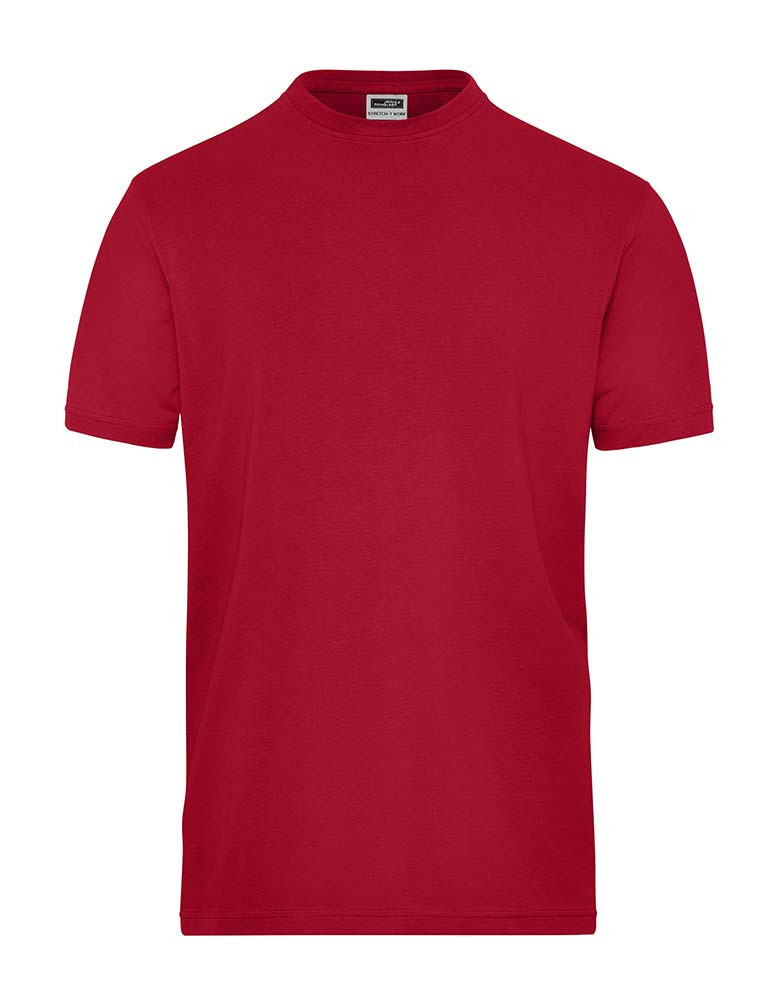 Mens Work BIO Stretch T-shirt Solid