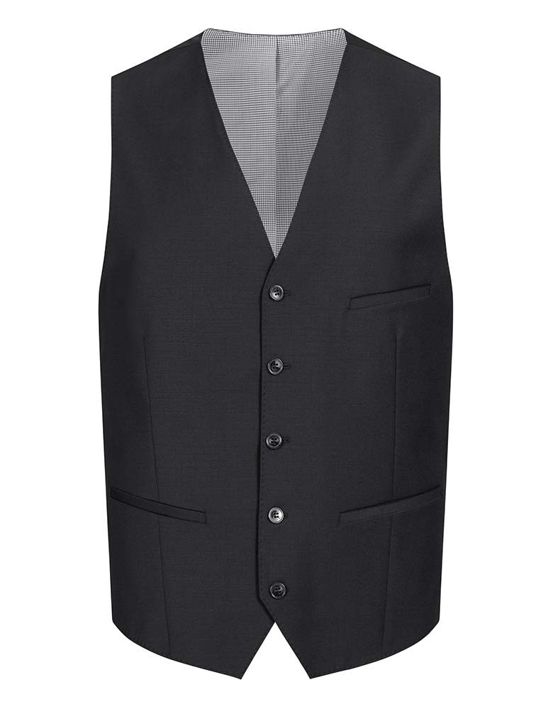 Anzugweste Schwarz