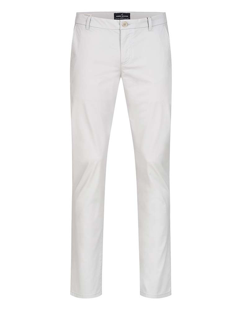 Herren Chino Hose in Hellgrau