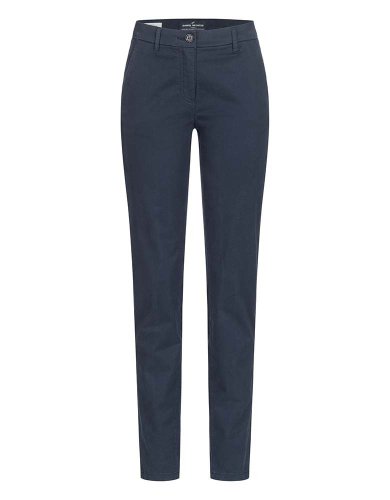 Daniel Hechter Damen Chino Hose Blau