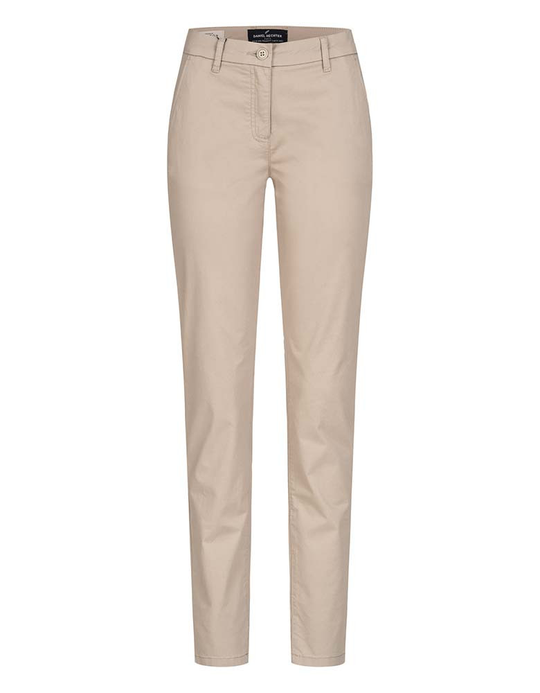 Damen Chino Hose Beige - klassischer Look von Daniel Hechter