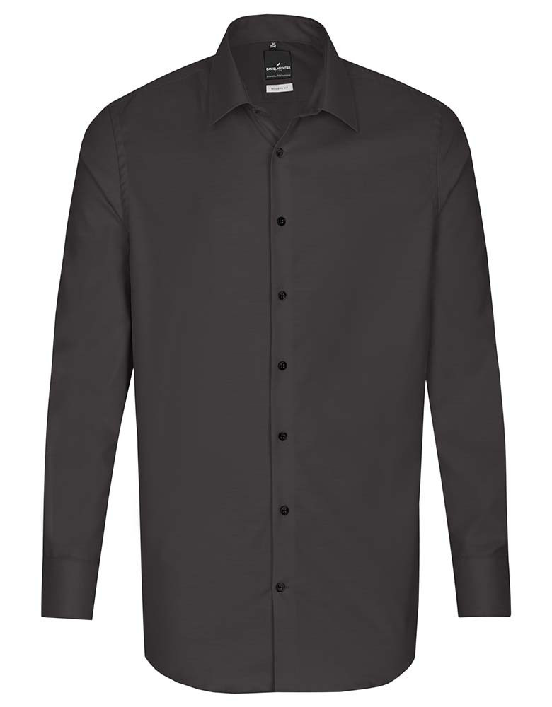 Daniel Hechter Herren Hemd Schwarz