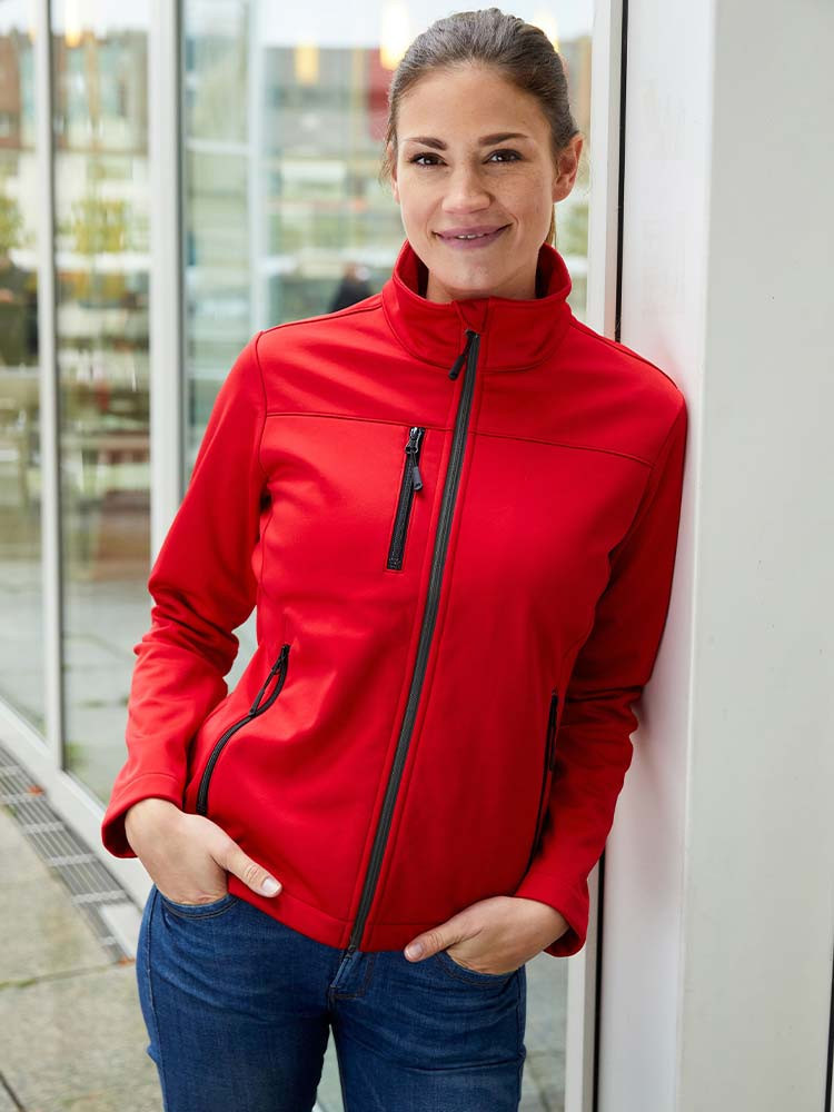 Ladies softshell jacket with hood sale