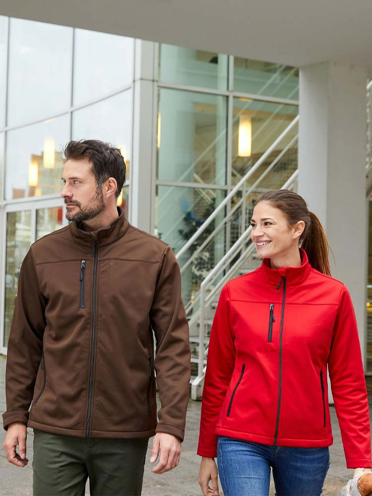 Softshell Jacke Braun