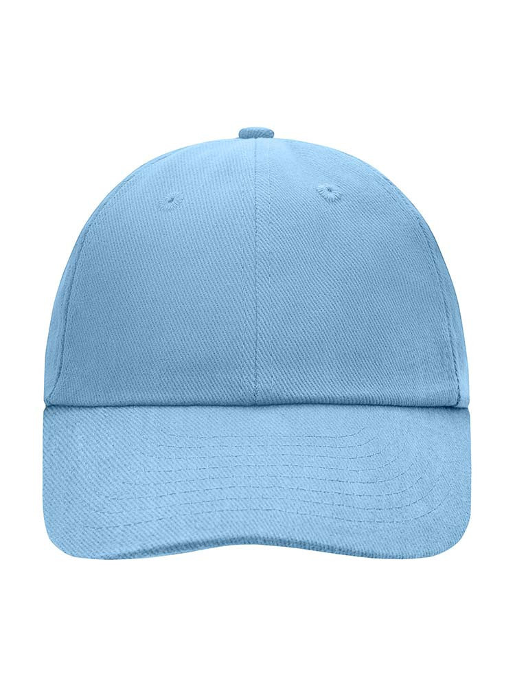 Hellblaues Cap aus Baumwolle – ideal zum Besticken mit Firmenlogo