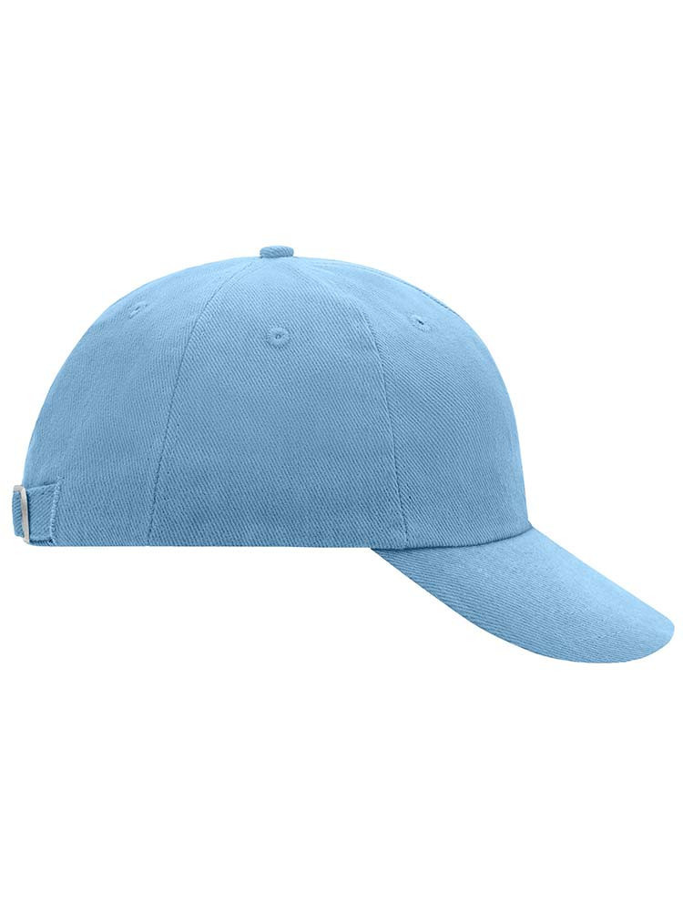 Hellblaues Cap aus Baumwolle – ideal zum Besticken mit Firmenlogo