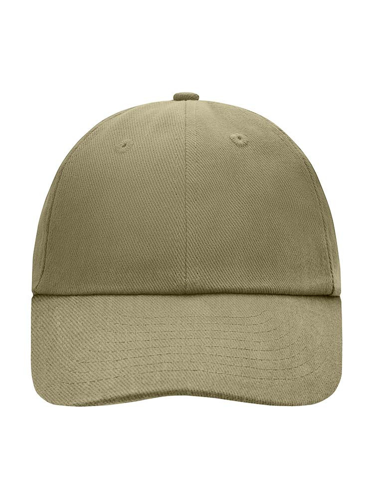 Beiges Cap aus Baumwolle – ideal als Team Cap zum Besticken mit Logo