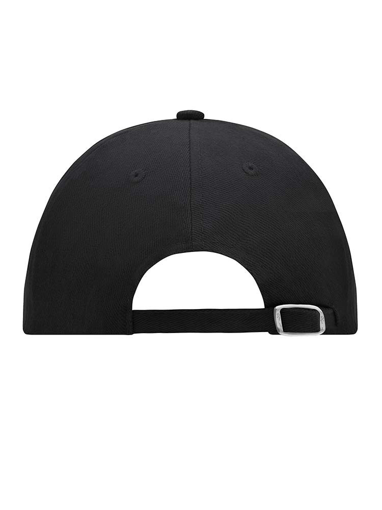 Schwarzes Cap aus Baumwolle – perfekt zum Firmenlogo besticken lassen