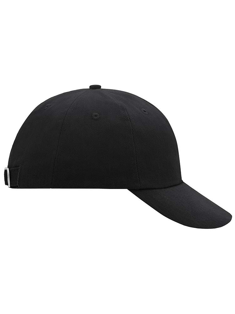 Schwarzes Cap aus Baumwolle – perfekt zum Firmenlogo besticken lassen