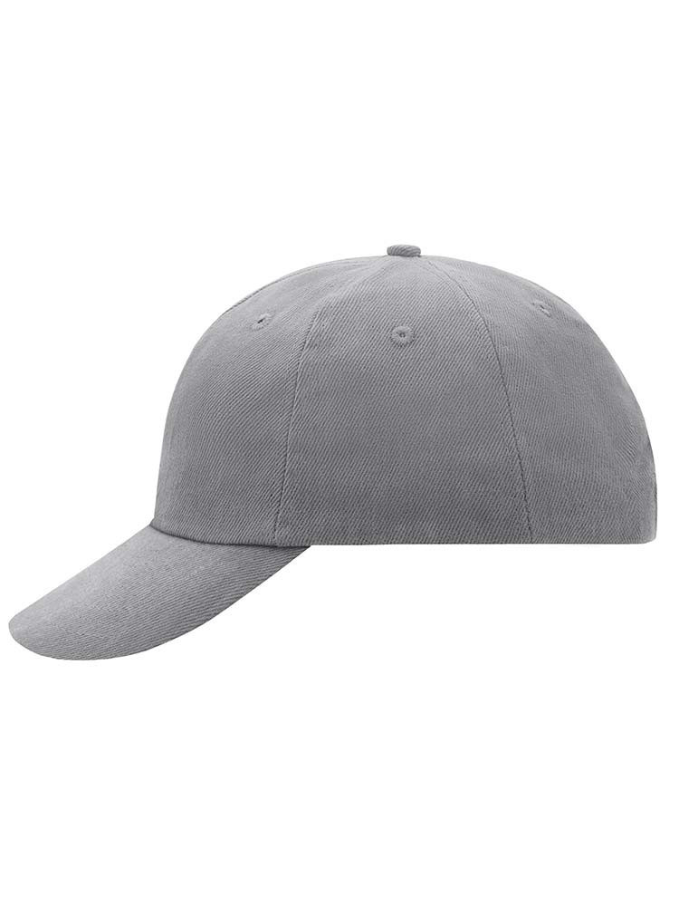 Klassisches Cap in Grau – ideal zum Besticken mit Logo oder Schriftzug