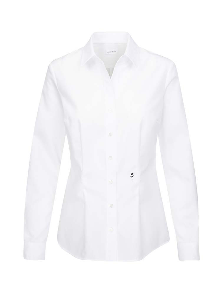 Seidensticker Damen Bluse Weiß