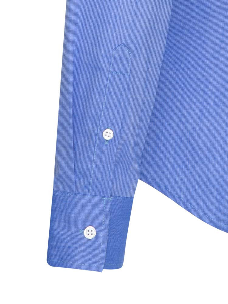 Seidensticker Damen Bluse Blau Fil-a-Fil