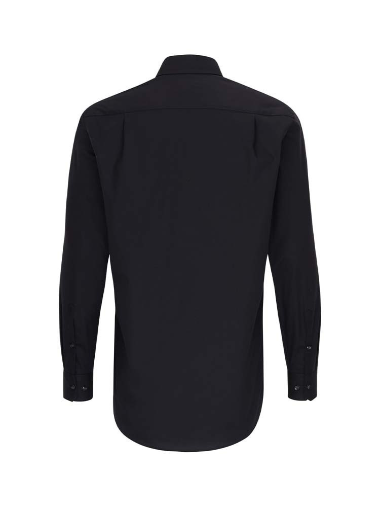 Seidensticker Herren Hemd Schwarz