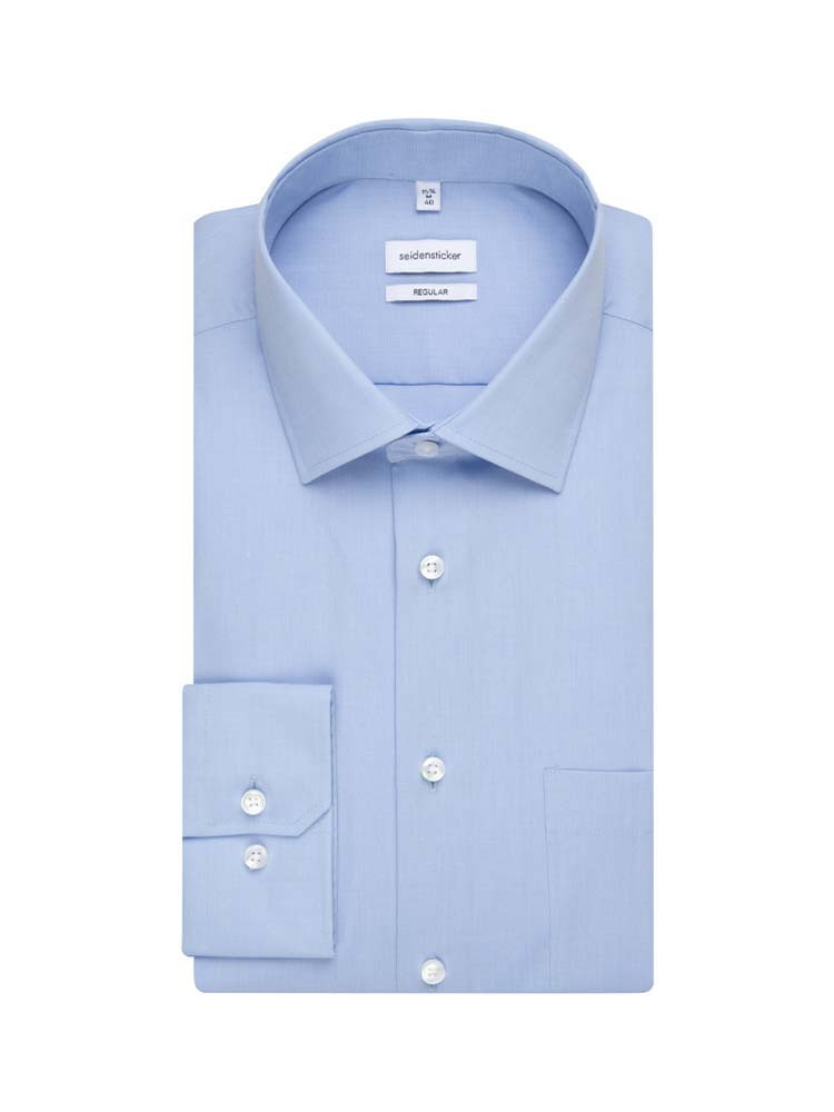 Seidensticker Herren Hemd Hellblau