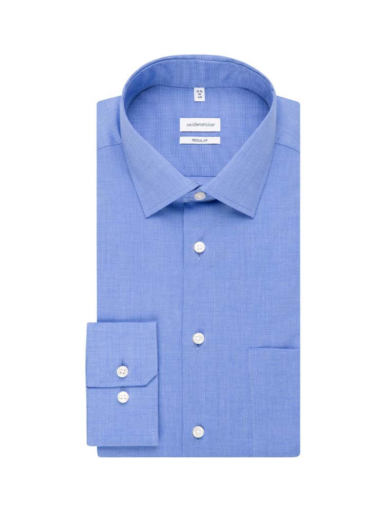 Seidensticker Hemd Blau