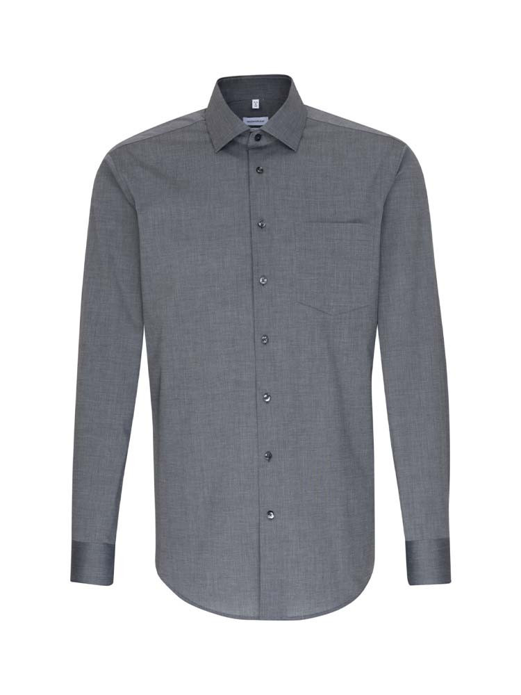 Seidensticker Hemd Grau