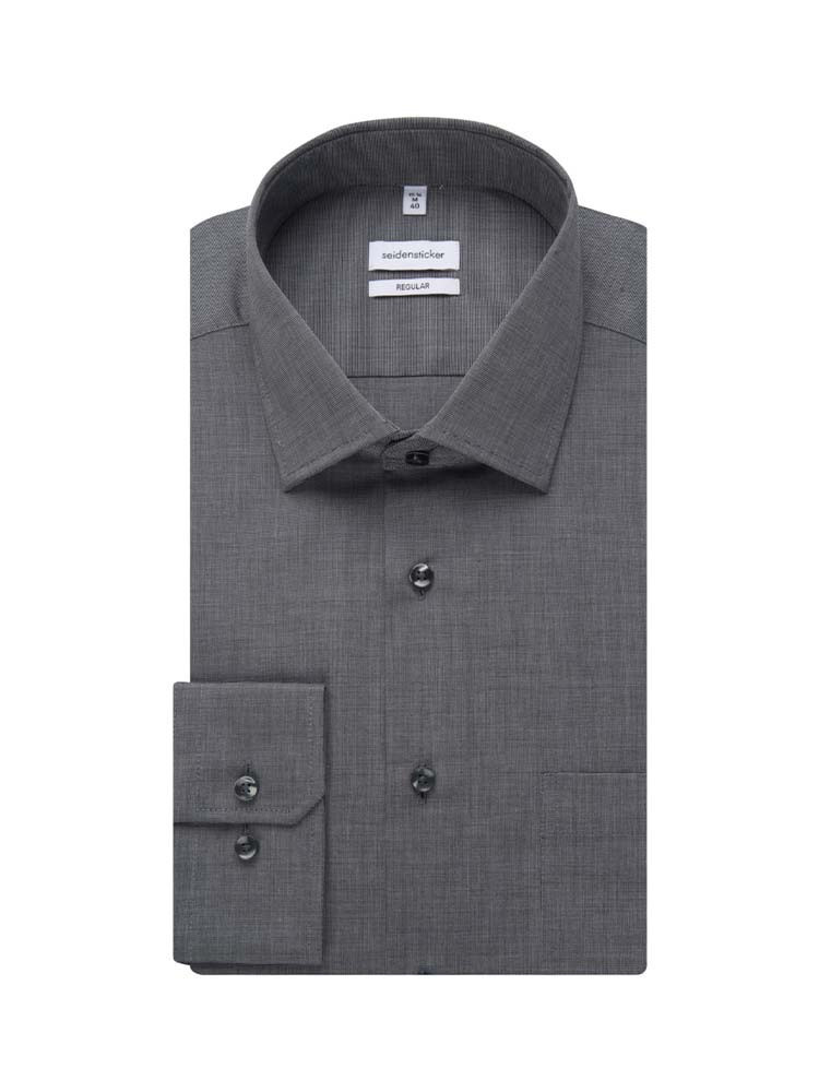 Seidensticker Hemd Grau