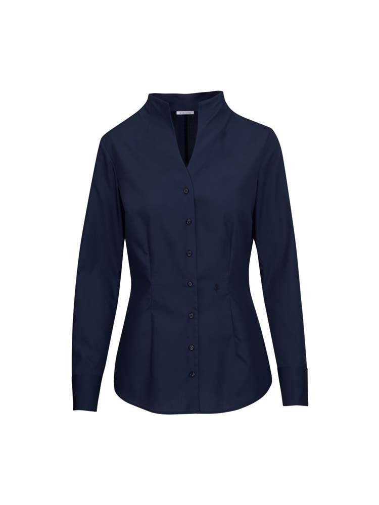 Dunkelblaue Seidensticker Damen Bluse