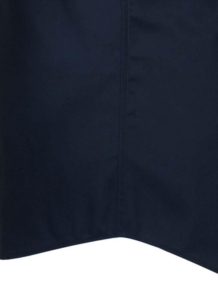 Herren Kurzarm Hemd Dunkelblau