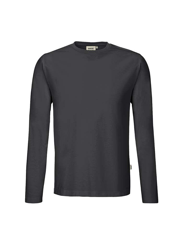 Herren Longsleeve Dunkelgrau