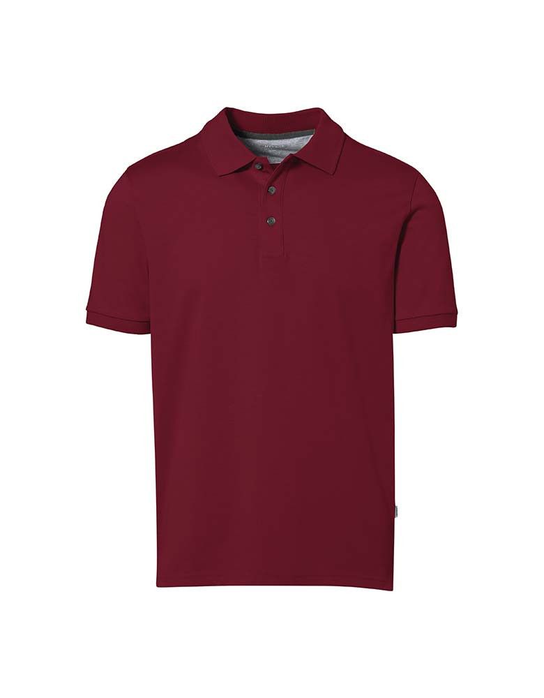 Weinrotes Poloshirt Herren