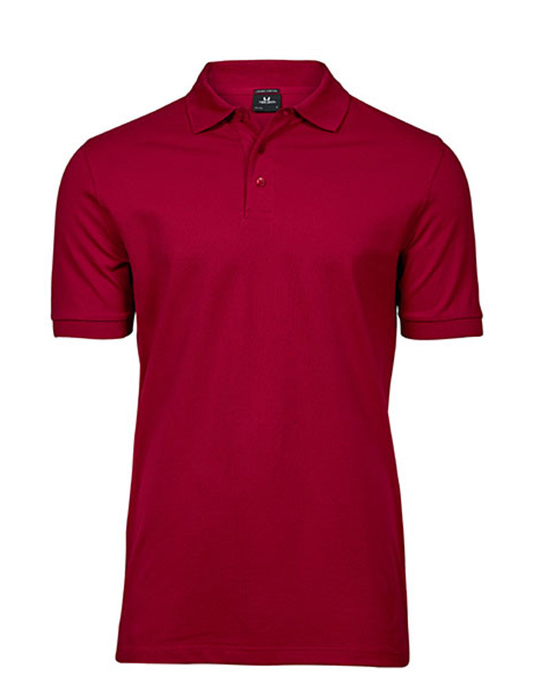 Poloshirt Herren Stretch Rot