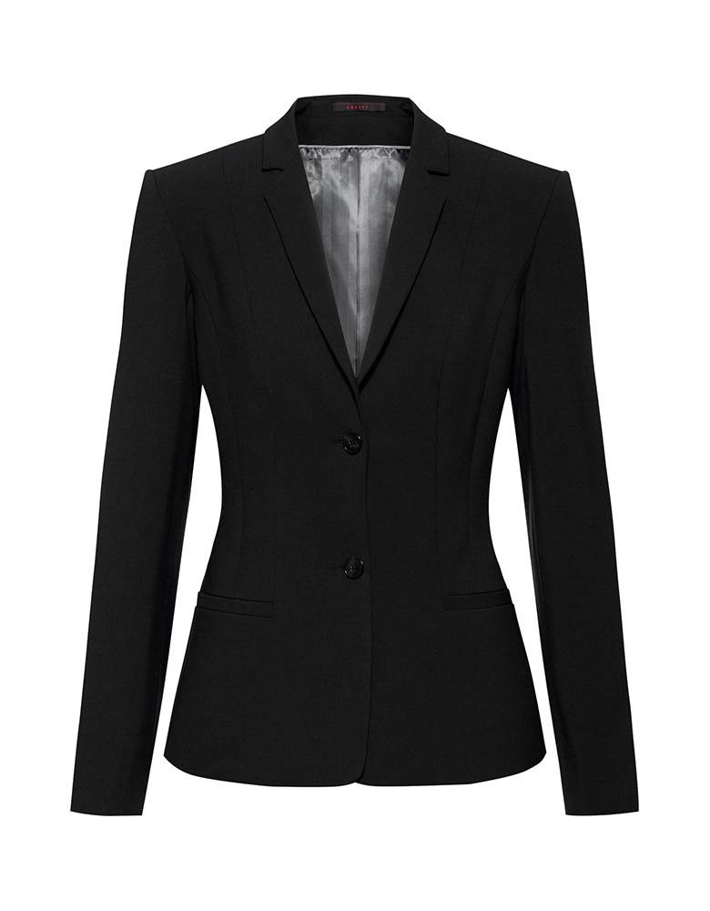 Business Blazer in Schwarzit in Schwarz
