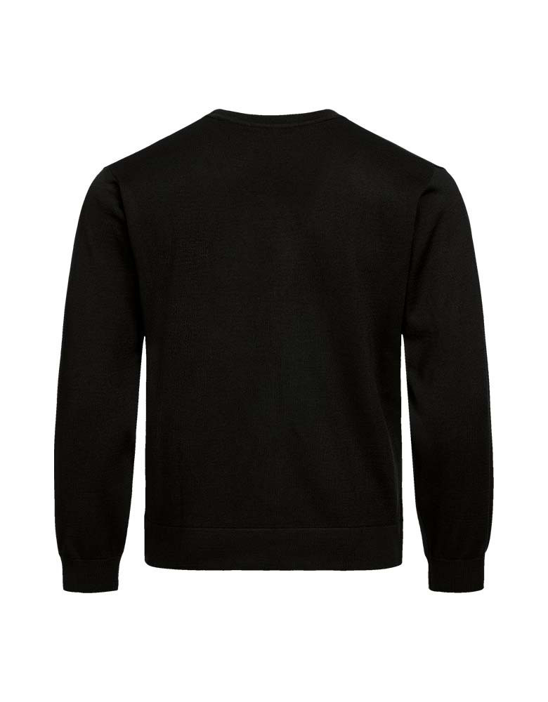 Strickjacke Herren Schwarz