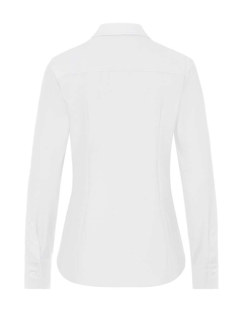 Weiße Business Damen Bluse
