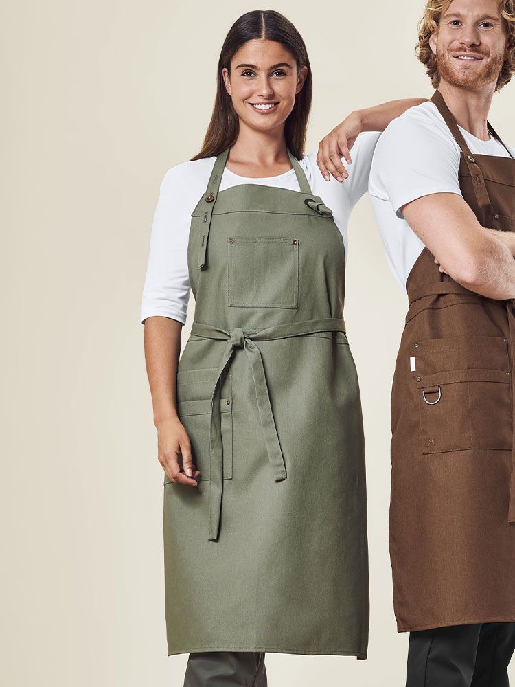 Latzschürze Grün