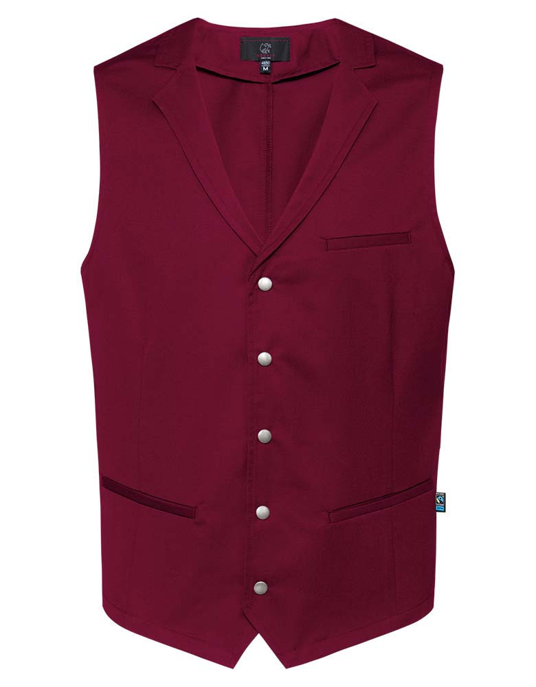 Herren Serviceweste Rot