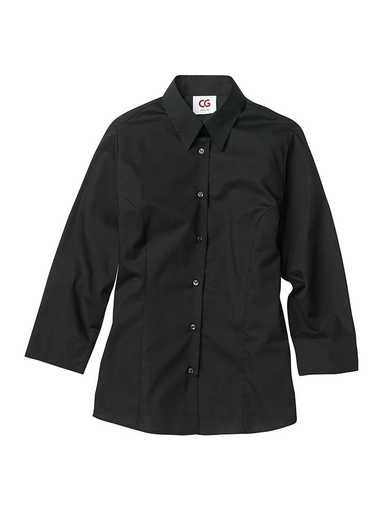 Damenbluse 3/4-Arm Schwarz