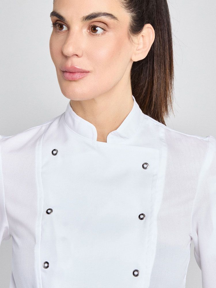 Damen Kochjacke Weiß