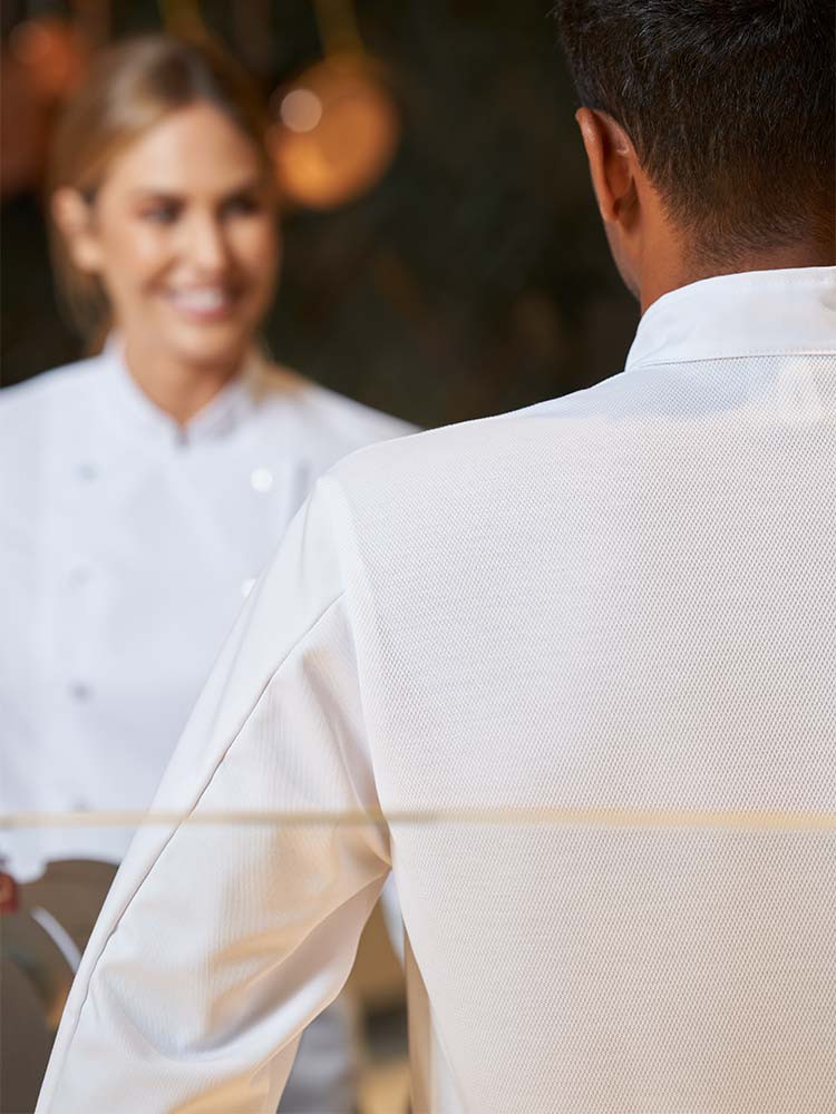 Herren Kochjacke Weiß