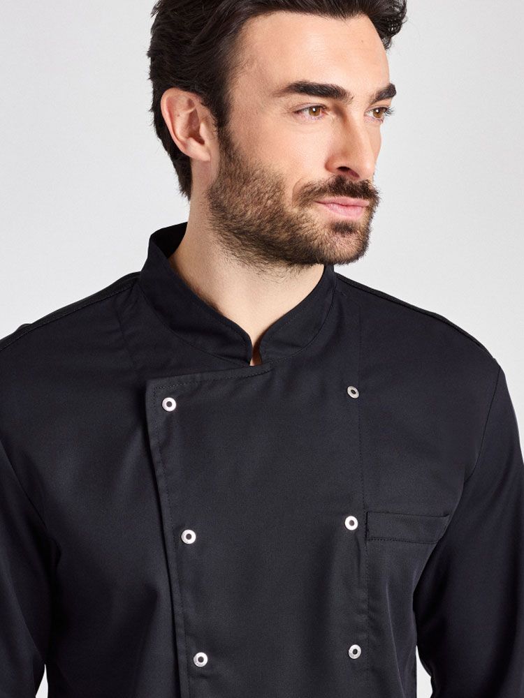 Kochjacke Herren Schwarz