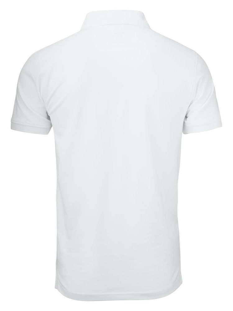 Business Poloshirt Herren in Weiß mit modernem Schnitt und UV-Schutz