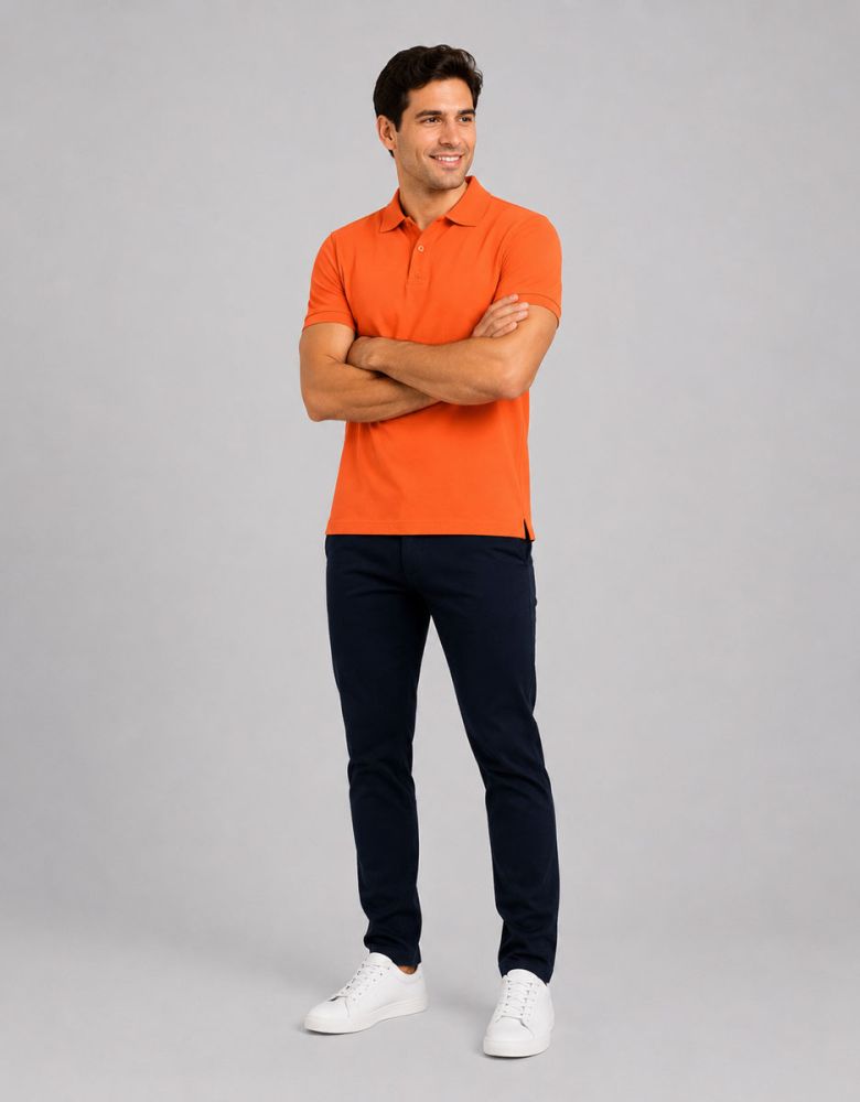 Poloshirt Orange