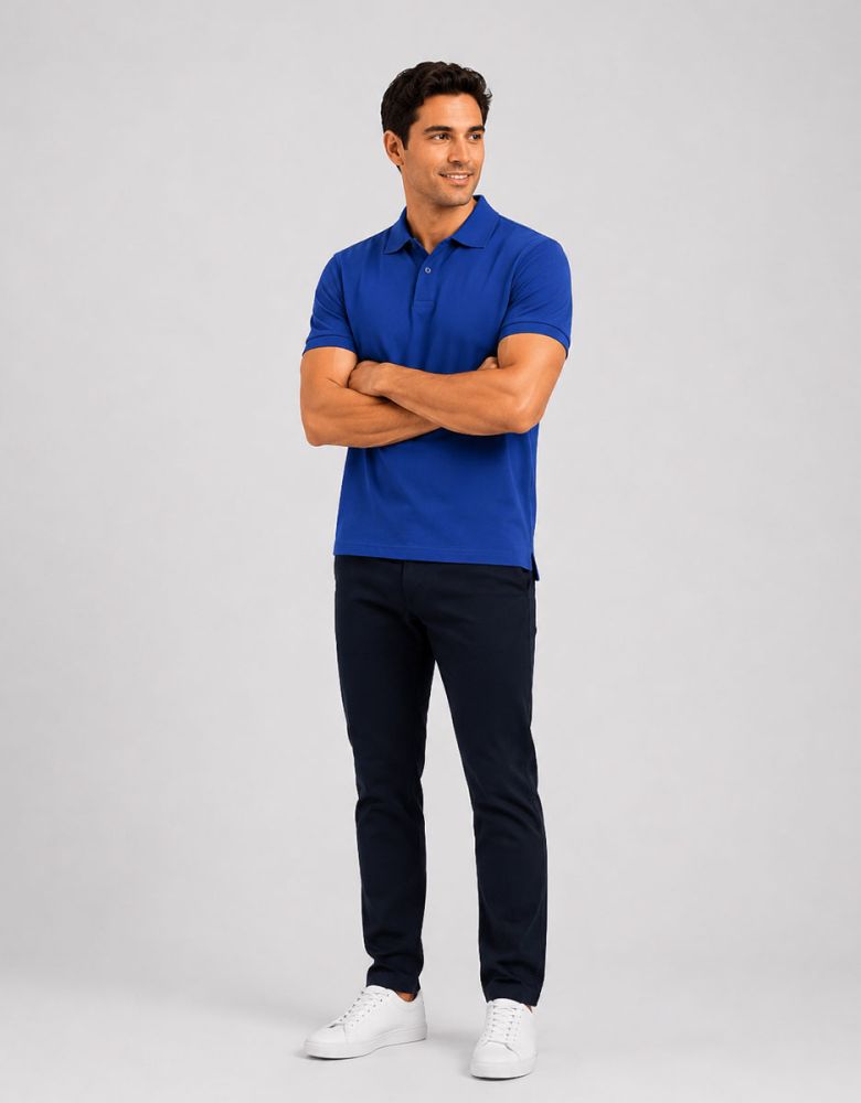 Polohemd Herren Dunkelblau