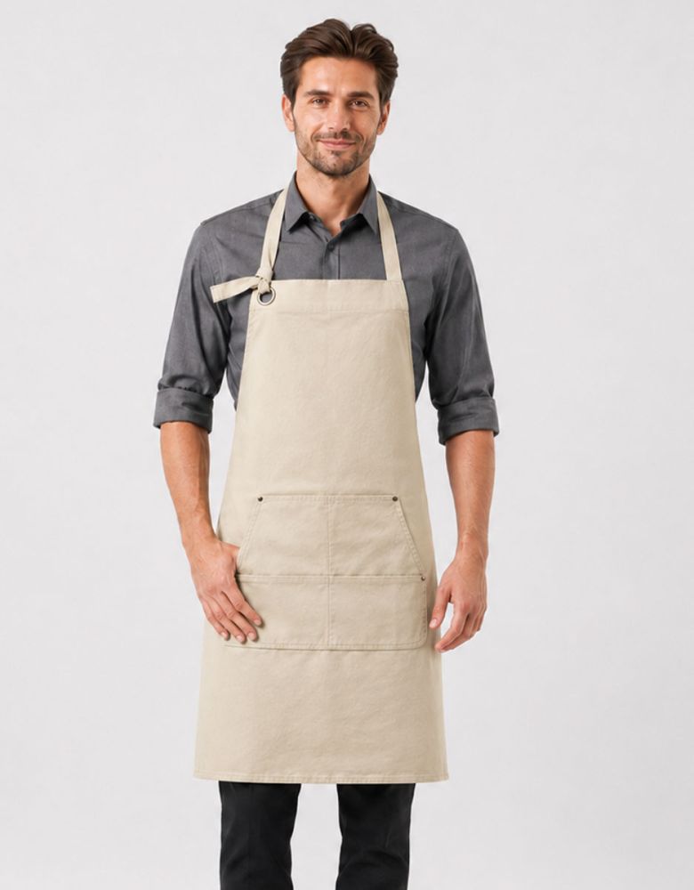 Baumwoll Latzschürzen mit Taschen
