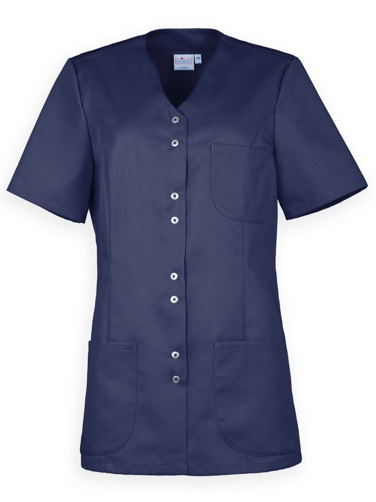 Damen Kasack mit Zierknöpfen