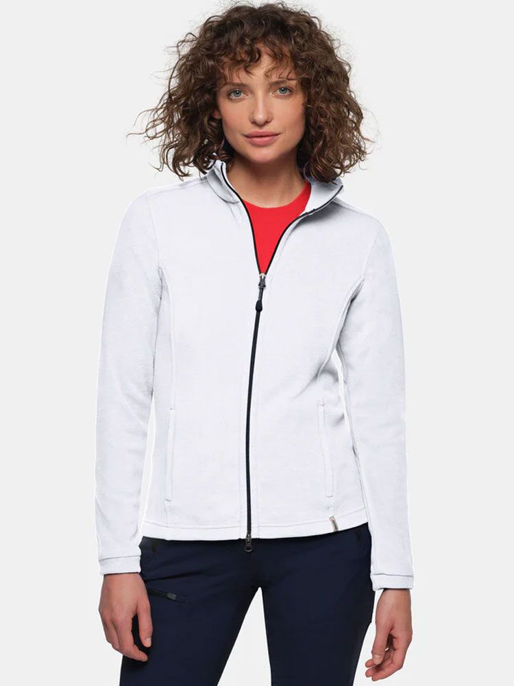 Leichte Fleecejacke Damen Weiß