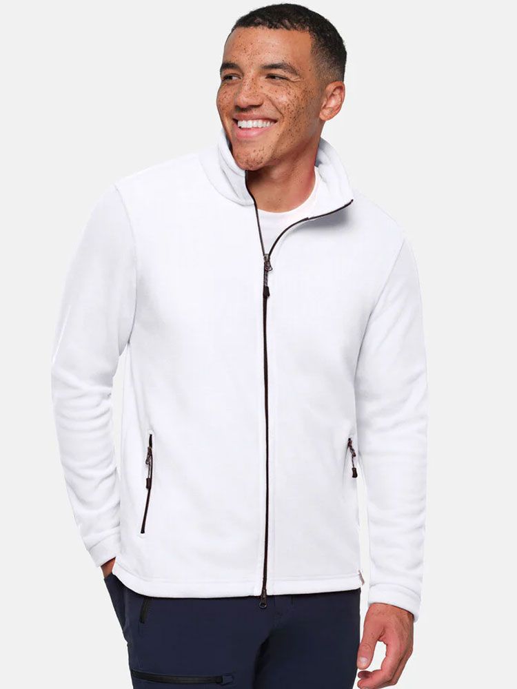 Leichte Fleecejacke Herren Weiß