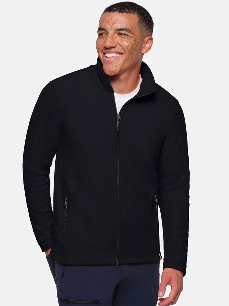 Leichte Fleecejacke Herren Schwarz