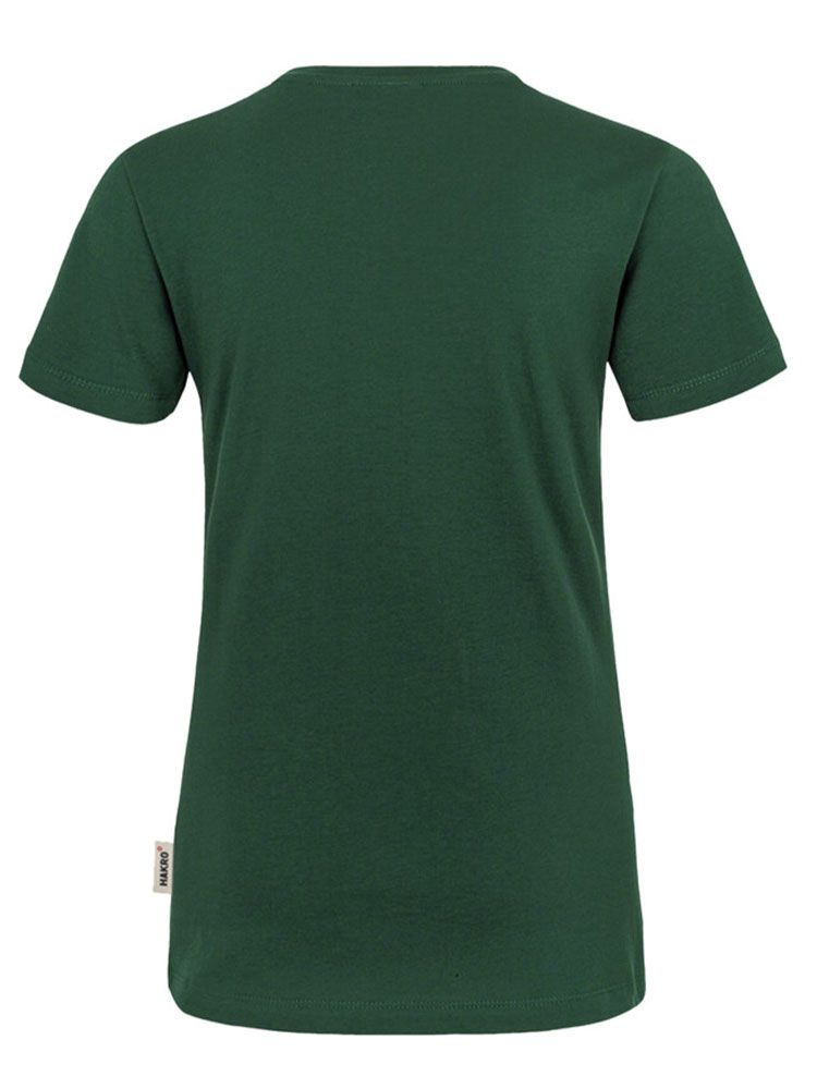 Rundhals Damen T-Shirt Dunkelgrün