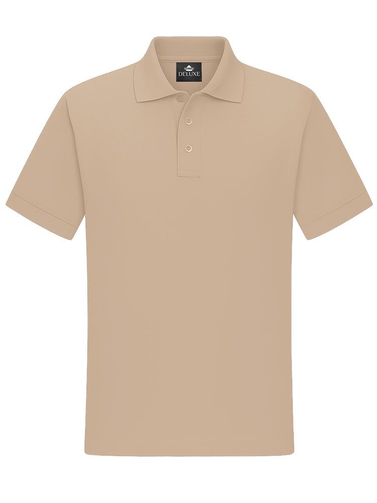 Poloshirt Herren Beige – elegantes Piqué Polo für Beruf, Service und Freizeit